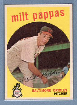 1959 Topps #391 Milt Pappas (b) EX   GO410