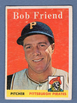 1958 Topps #315 Bob Friend VG  GO495