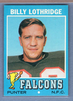 1971 Topps #29 Billy Lothridge EX-MT    GO129