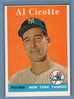 1958 Topps #382 Al Cicotte  EX  GO387