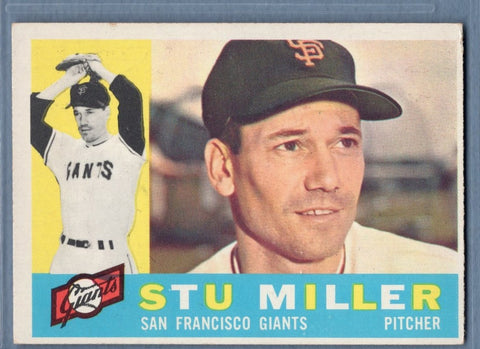 1960 Topps #378 Stu Miller VG Set Break 1