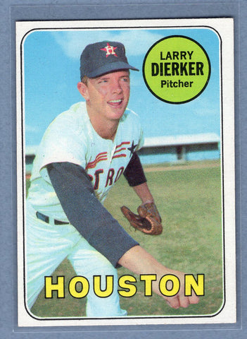 1969 Topps #411 Larry Dierker (b) EX-MT  GOWABB