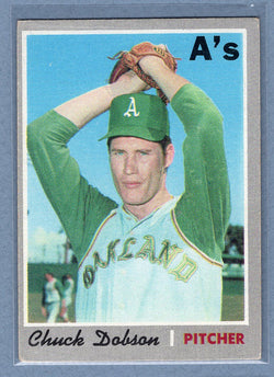 1970 Topps #331 Chuck Dobson  EX  GO695