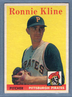 1958 Topps #82 Ronnie Kline EX  GO401