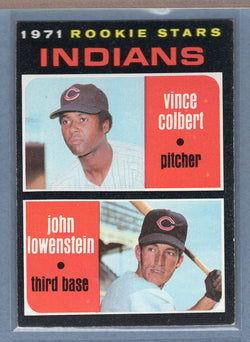 1971 Topps #231 Indians Rookies (Colbert/Lowenstein)  (a) EX-MT  GO775