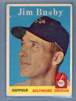 1958 Topps #28 Jim Busby (a) G-VG  GO501