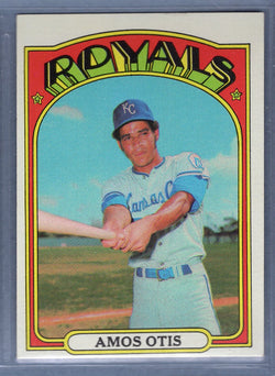1972 Topps #10 Amos Otis (f) EX-MT  GO544