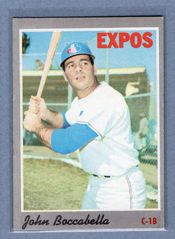 1970 Topps #19 John Boccabella  EX-MT  GO450