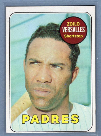 1969 Topps 38 Zoilo Versalles VG-EX SET BREAK