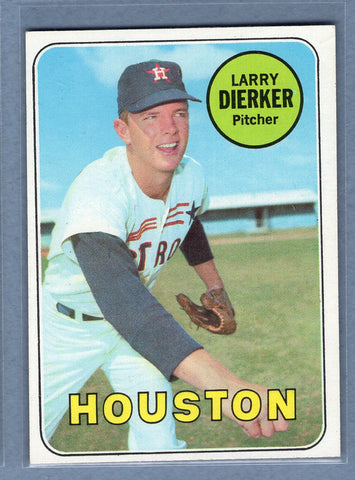 1969 Topps #411 Larry Dierker (c) EX-MT  GOWABB