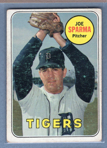 1969 Topps #488 Joe Sparma (b) VG  GO577