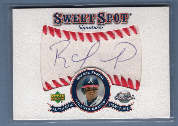 2001 Upper Deck  Sweet Spot Signature Rafael Furcal