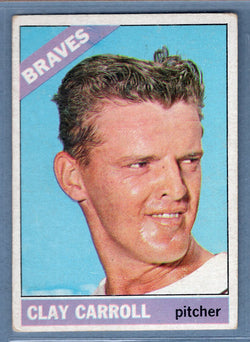 1966 Topps #307 Clay Carroll VG-EX  GO368