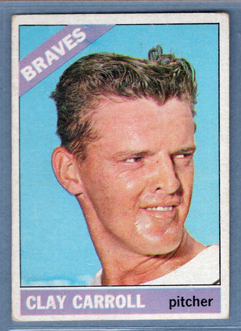 1966 Topps #307 Clay Carroll VG-EX  GO368