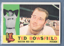 1960 Topps #382 Ted Bowsfield VG-EX Set Break 1