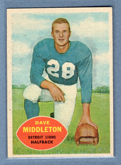 1960 Topps #43 Dave Middleton (st) VG  GO801