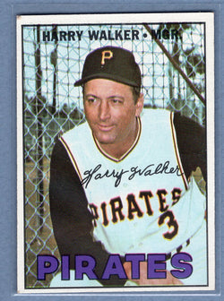 1967 Topps #448 Harry Walker EX  GO360