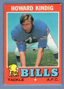 1971 Topps #33 Howard Kindig EX    GO129