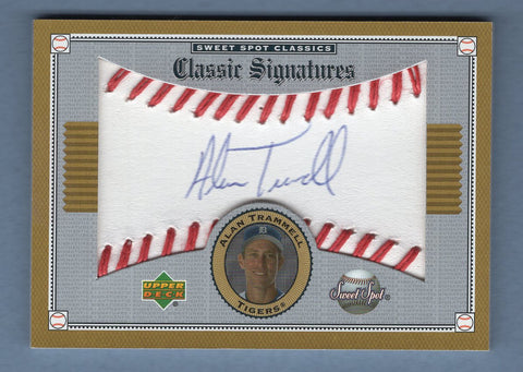 2002 Upper Deck  Sweet Spot Classic Signatures Alan Trammell