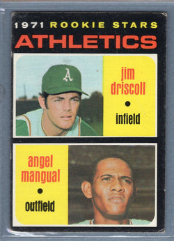 1971 Topps #317 Athletics Rookies EX  SB1