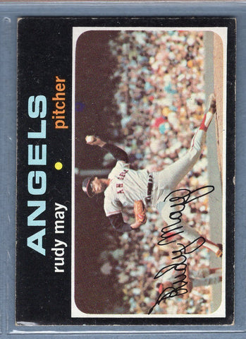 1971 Topps #318 Rudy May  EX  SB1