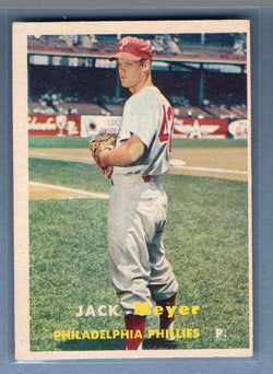 1957 Topps #162 Jack Meyer(1) VG  GO295