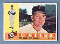 1960 Topps #268 Al Worthington(b) VG  GO550