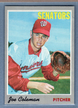 1970 Topps #127 Joe Coleman   EX-MT  GO900