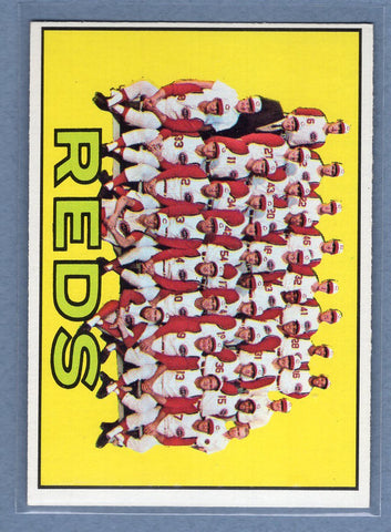 1967 Topps #407 Reds Team EX-MT  GO460