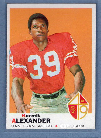 1969 Topps #179 Kermit Alexander (a) VG-EX  GO801