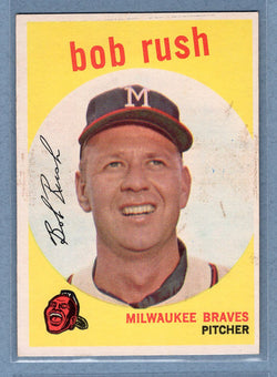 1959 Topps #396 Bob Rush (st) VG   GO410
