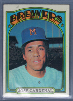 1972 Topps #12 Jose Cardenal (a) EX-MT  GO544