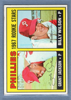 1967 Topps #402 Phillies Rookies (Complete Line Under Wilson's Stats) EX-MT  GO410