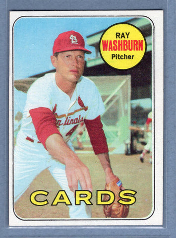 1969 Topps #415 Ray Washburn (c) EX-MT  GOWABB