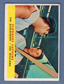 1958 Topps #321 Sluggers Supreme (Williams/Klu) VG  GO495
