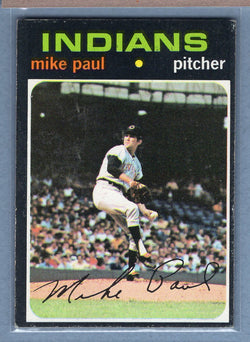 1971 Topps #454 Mike Paul (b) EX  GO950