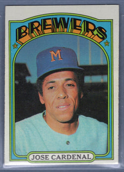 1972 Topps #12 Jose Cardenal (b) EX-MT  GO544