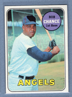 1969 Topps #523 Bob chance EX-MT  GO350