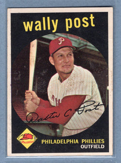 1959 Topps #398 Wally Post EX   GO410