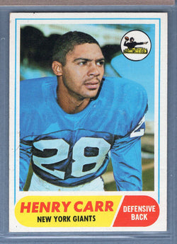 1968 Topps #57 Henry Carr EX-MT  GO209