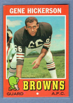 1971 Topps #36 Gene Hickerson (HOF) EX-MT    GO129