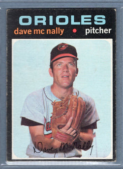 1971 Topps #320 Dave McNally  EX  SB1