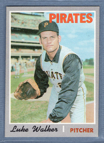 1970 Topps #322 Luke Walker  EX-MT  SB2