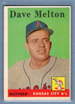 1958 Topps #391 Dave Melton  EX  GO387
