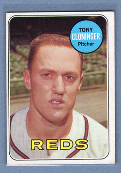 1969 Topps #492 Tony Cloninger (b) EX  GO577