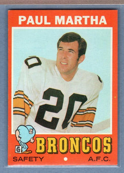 1971 Topps #38 Paul Martha EX-MT    GO129