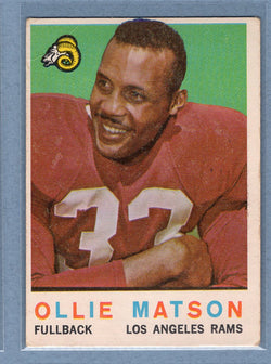 1959 Topps #50 Ollie Matson (HOF) (a) VG  GO130