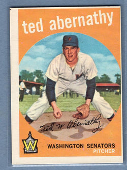 1959 Topps #169 Ted Abernathy VG-EX    Set Break A