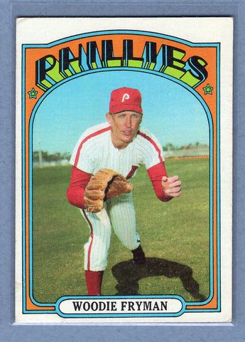 1972 Topps #357 Woody Fryman EX  GO500