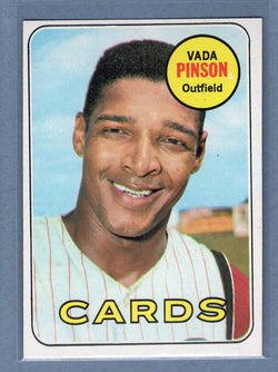 1969 Topps #160 Vada Pinson (b) EX-MT  GO700